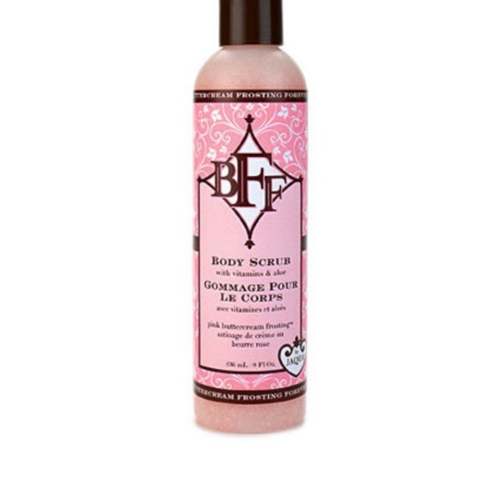 JAQUA | Buttercream Frosting Forever Pink Body Scrub with Vitamins & Aloe 8Fl Oz
